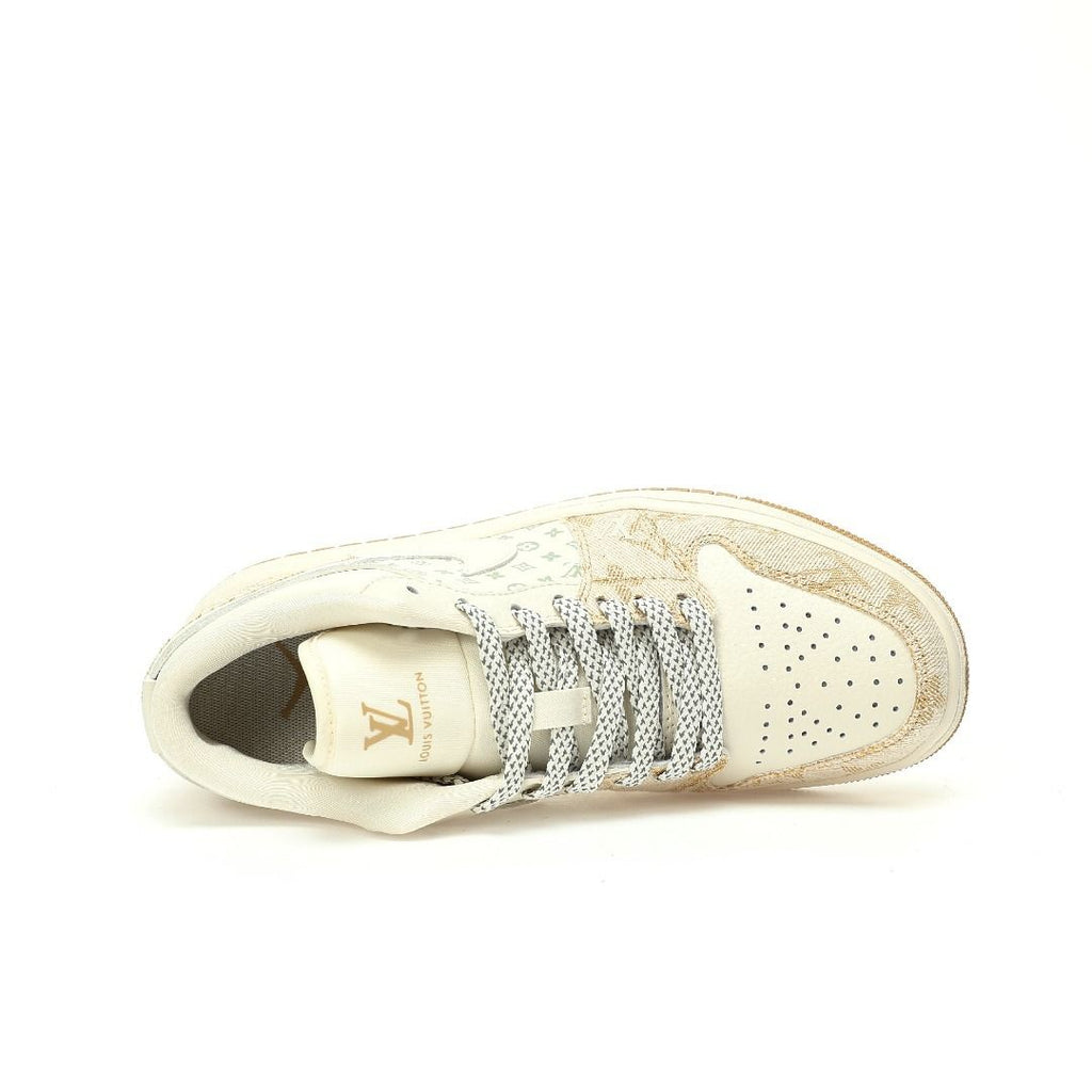 Louis Vuitton x Nike Air Jordan 1 Low OG SP"Beige